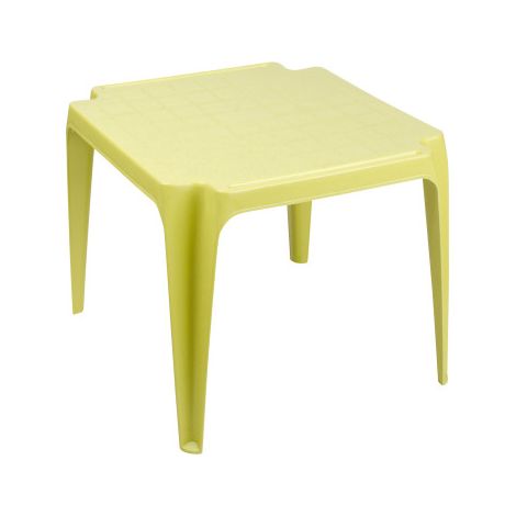 Table enfant en plastique empilable - Vert - H 44,5 x L 56 x P 51 cm - Livraison gratuite (1/3)