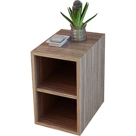 Bad-Mittelschrank Brixen in Zebra-Optik (1/2)