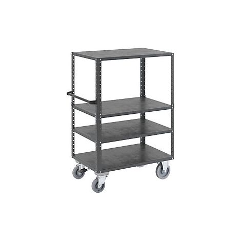 eurokraft pro  Carrello a ripiani CustomLine  aperto su 4 lati