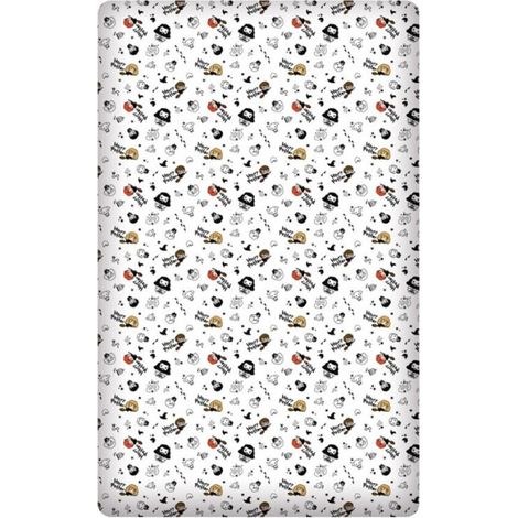 Drap housse Harry Potter 90x200 cm – 100% coton – Élastique 25 cm – Motifs originaux et colorés – Aymax (1/2)