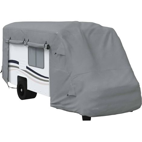Housse de camping-car gris 570x235x275 cm tissu non tissé