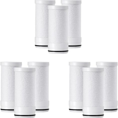 Waterdrop WD-FF-03A Filtre à Charbon de Remplacemen pour Robinet WD-FC-06, Réduit le Chlore de 94,42%, le Mauvais goût et Plus Encore, Dure Jusqu'à 9 Mois (Paquet de 9 ) (1/4)