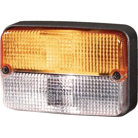 Luz de posici贸n e intermitencia 21/5 W rectangular 12 V 谩mbar / transparente atornillable 120 x 55 x 80mm Hella HELLA (1/2)