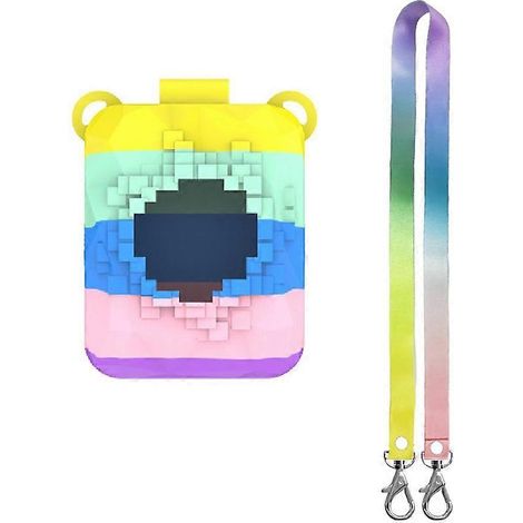 Bunte Silikonhülle für Bitzee Magicals Digital Pet 2: waschbare und stoßfeste Schutzhülle für das tragbare Haustierspiel für Kinder. (1/5)