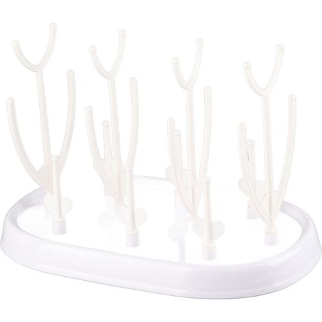 Égouttoir à biberons avec plateau amovible, support universel pour biberons, égouttoir de rangement (1/5)