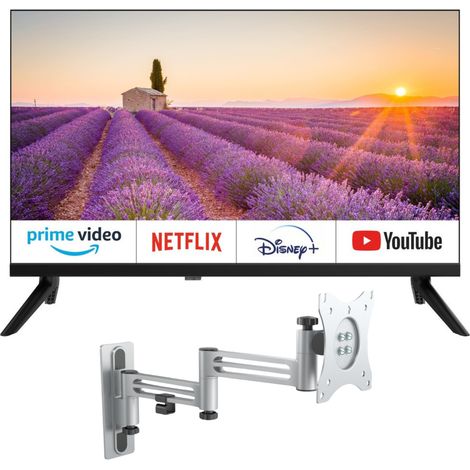 PACK EQUINOXE Téléviseur 22" Smart TV Camping-car + Support