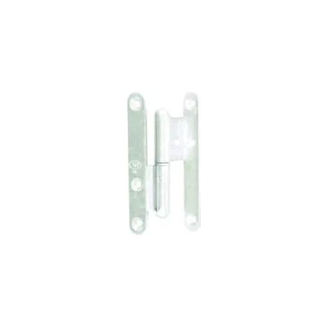 Paumelle contre-coudée acier zingué bouts ronds pour menuiserie bois - coudage 100° - 160 x 70 x 80 mm gauche - TORBEL INDUSTRIE