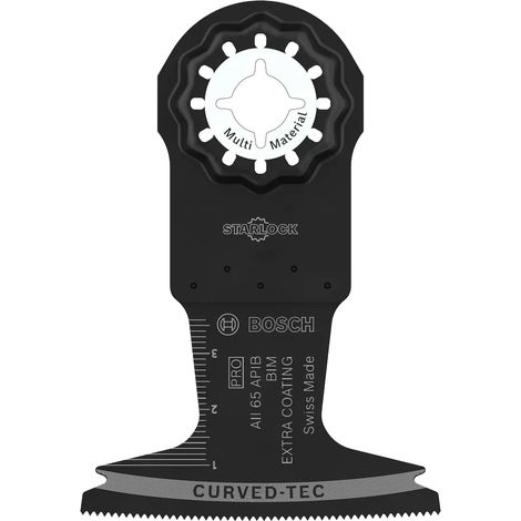 Cuchilla Starlock Pro Bimétal Extra AII 65 APIB para Madera / Metal - 65 x 40 mm - 1 pieza - BOSCH - 2608669081 (1/2)