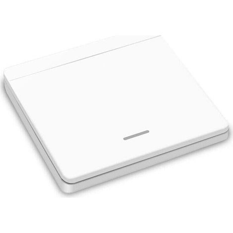 Interruttore della luce wireless, interruttore di sicurezza RF 86 per pannello a parete, facile installazione senza cablaggio (1/4)