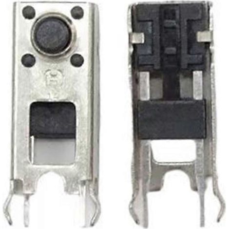 Lot de 2 mini/micro/petits interrupteurs horizontaux à bouton-poussoir tactile momentané (1/5)