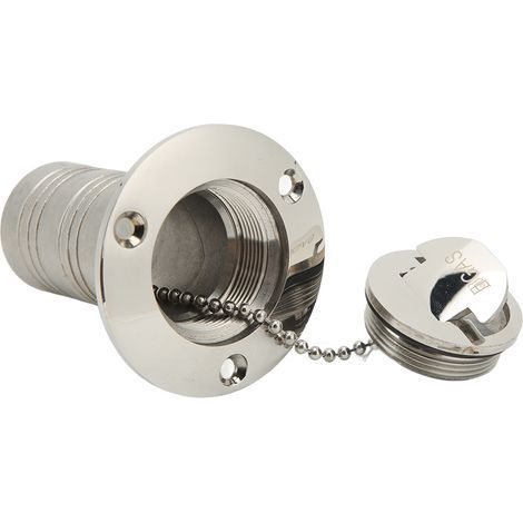 Bouchon de remplissage pour pont bateau inox, sans clé, pour yacht, camping-car et réservoir GPL (1/5)