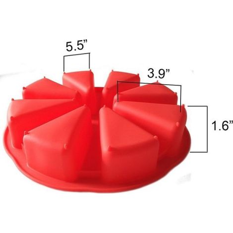 Moule en silicone pour cuisson - - Forme 8-point - Lot de 2 - Vert - Résistant aux hautes et basses températures (1/5)