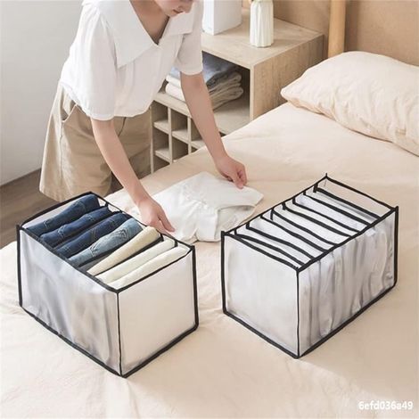 Organizzatore di armadi Ordine e spazio in casa Blu 2 pezzi (1/3)