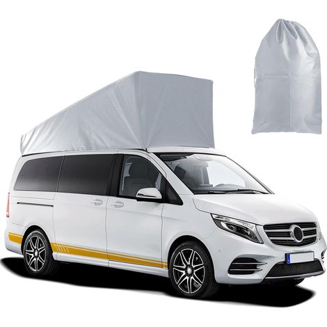 Protection du Toit Relevable Remplacement pour Mercedes-Benz Classe V/Mercedes-Benz Viano (W638 W639) 1996-2014, Tente de Toit Camping Car avec Protection Contre Les Intempéries pour Toit Escamotable, (1/5)