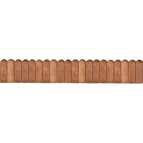 Beeteinfassung Braun 120 cm Imprägniertes Kiefernholz