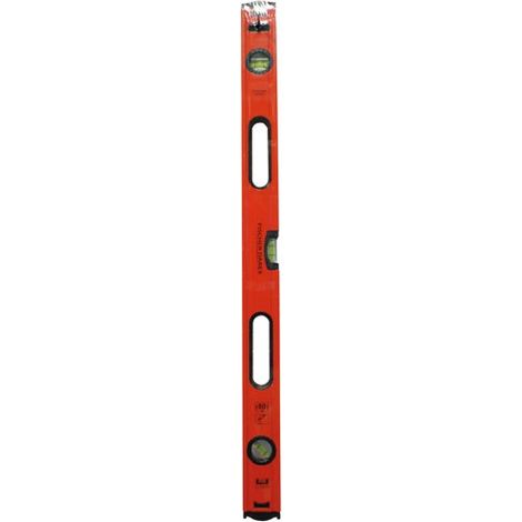 Niveau T-Profil aus Aluminium mit 2 Griffen 800 mm – Fischer Darex