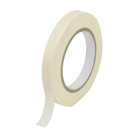 Bande de masquage TOOLCRAFT 93038c187 1563969 blanc (L x l) 50 m x 12.5 mm caoutchouc 1 pc(s) (1/2)
