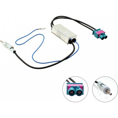 Adattatore antenna DIN 2 x fakra, Diversity (1/3)