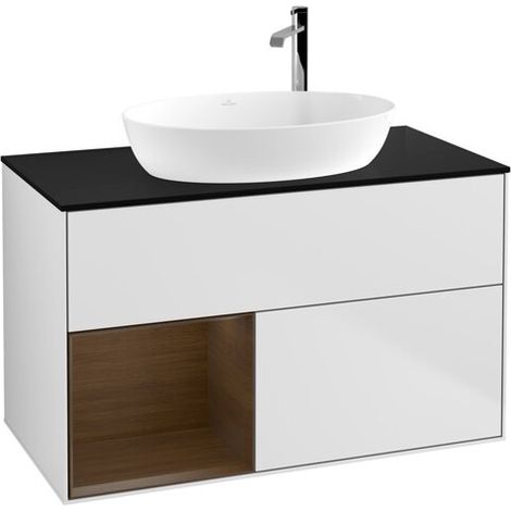 Villeroy & Boch F892GNMT Meuble sous-lavabo Finion F89 (1/2)