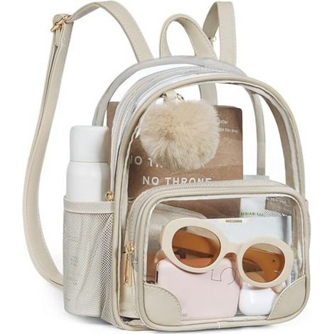 Petit sac à dos transparent antivol pour événements sportifs, concerts et badminton (1/4)
