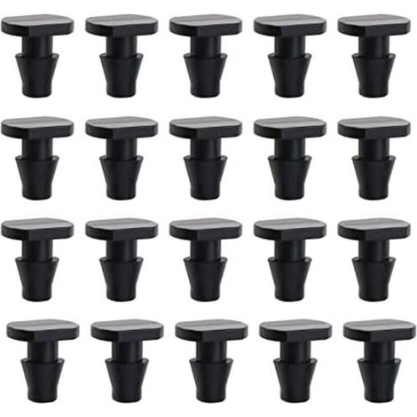 CSPARKV prise 4/7 100pcs Bouchon de Tuyau d'irrigation Remplacement Tuyau Goutte à Goutte Embouts Irrigation Capillaire Petit Bouchon Accessoires pour Machine à Laver Jardin Arrosage Irrigation