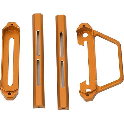 Support en Alliage d'Aluminium Léger pour Émetteur RC Flysky NB4 Noble, Accessoire de Montage Facile pour Voiture Télécommandée, Finition Dorée (1/5)