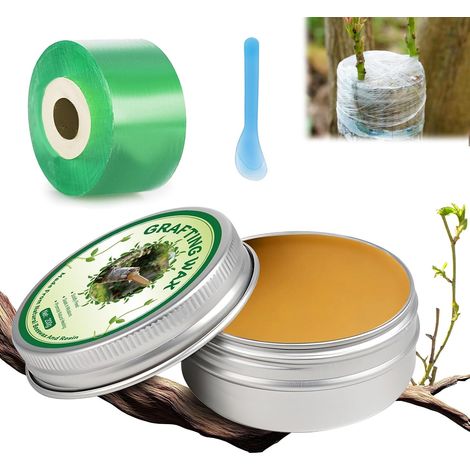 Cicatrisant Arbre, Mastic Cicatrisant Arbre, Mastic a Greffer, 200g Glue Arboricole pour arbres fruitiers Raffiner Guérir Plantes Telles Que les Rose, Arbres Fruitier, Bonsaï (1/5)