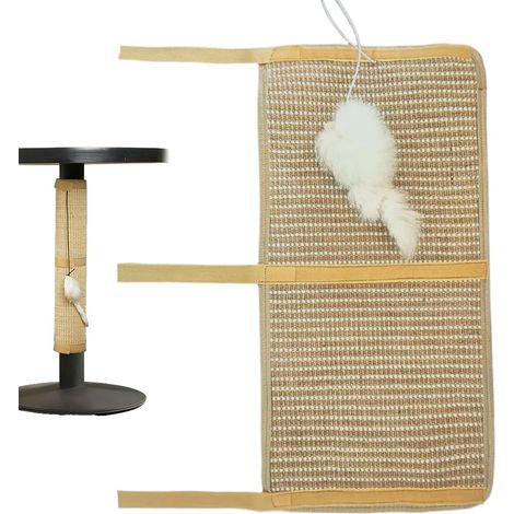 Tapis griffoir pour Chat,Protection de Meubles en sisal adhésif,Tapis griffoir pour Chat,pour Petites, Moyennes Races, Appartement, Maison, Location, Salon (1/5)