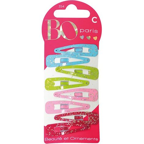 Clips Clic Clac Pailletten X8 C - Bo Paris