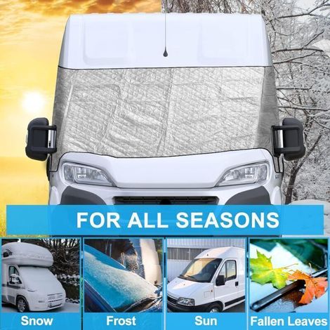 Pare-brise de voiture - couverture de neige de pare-brise - protection thermique anti-glace et protection contre la neige (1/5)