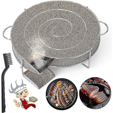 Générateur de fumée froide pour fumage de poisson et de viande, fumoir avec brosse de nettoyage pour grille. (1/5)