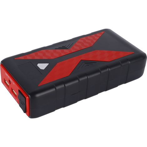 Démarreur de batterie de voiture 12 V, 28 000 mAh, portable, double port USB, lampe LED, alimentation de secours, bloc d'alimentation pour voiture, prise américaine 100 à 240 V (1/5)