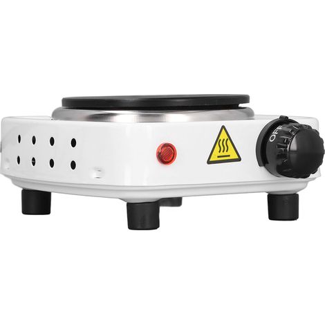 Mini plaque chauffante électrique 500 W multifonctionnelle à température réglable, idéale pour la cuisine (lait, eau, café, thé), prise US 110 V, type 1. (1/5)