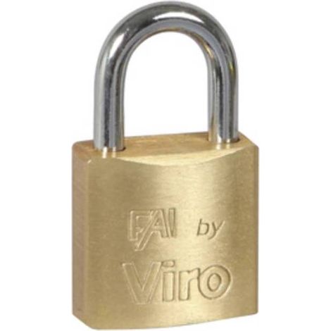 12 x VIRO 551 LUCCHETTO FAI ARCO 20MM OTTONE
