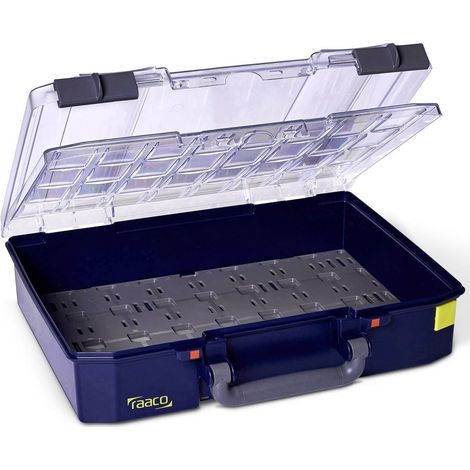 raaco CL-LMS 80 4x8-0/DLU Valigetta per minuteria (L x A x P) 337 x 83 x 278 mm Contenuto 1 pz. (1/5)