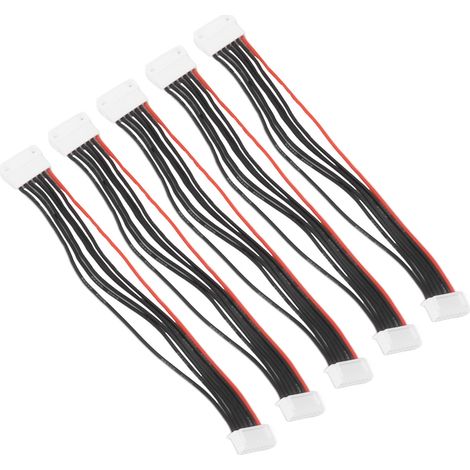 Câble d'extension symétrique à 5 broches, câble de charge symétrique pour batterie à double extrémité, adapté aux modèles réduits d'avions, 15 cm (1/5)
