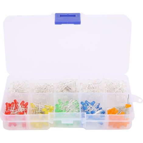 300 Perles LED Multicolores - Rouge, Vert, Jaune pour Décorations Festives et Créatives (1/5)