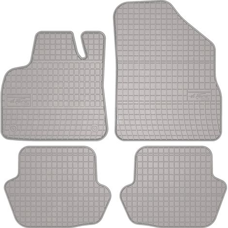 Alfombrillas de goma para coche: Citroën DS5 sedán (2011-2018) - color gris. (1/5)