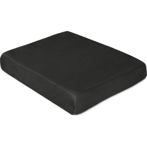 (Black)Memory Foam Seat Cushion - Ergonomic Cushion for Office Chair, Car, Armchair, (1/5)