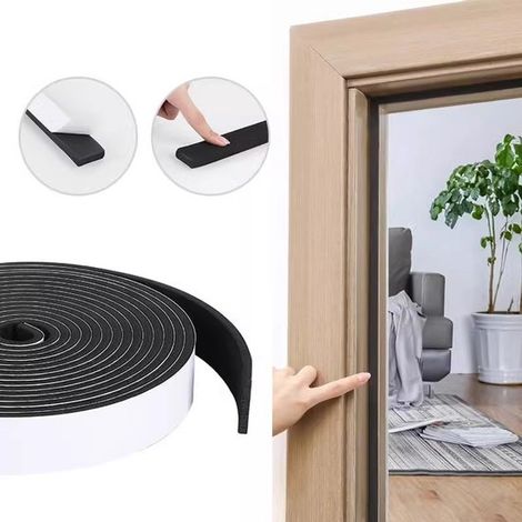 Striscia sigillante in cotone fonoassorbente per la parte inferiore delle porte，porte delle camere da letto，fessure tra porte interne ed esterne
