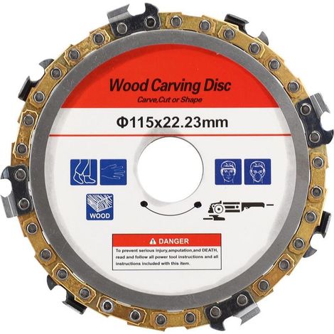 Disque Chaine Meuleuse 115mm Bois Contreplaque Metal Accessoire Remplacement (1/5)