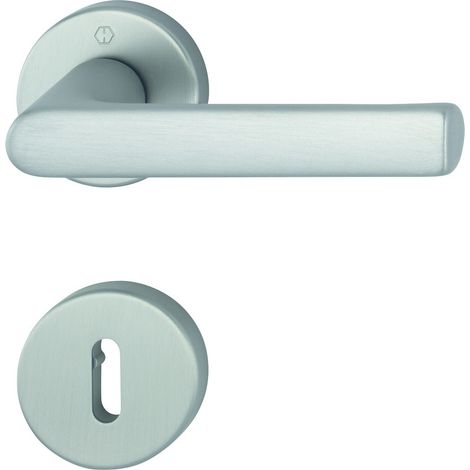 HOPPE® Drückergarnitur mit Rosetten Hamburg 1700/42KB/42KBS, Aluminium, 11907861
