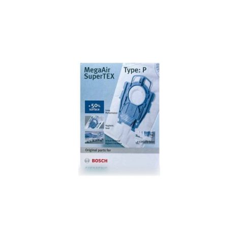 Caja de 4 bolsas tipo P + 1 microfiltro 00468264 BOSCH