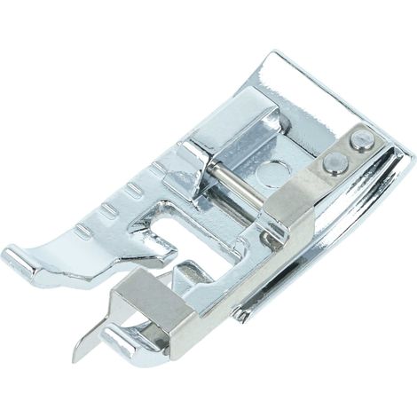 vhbw Piedino di ricambio per bordo con guida centrale, per macchina da cucire Janome JD 106, 110, 1580, 340-380 (1/4)