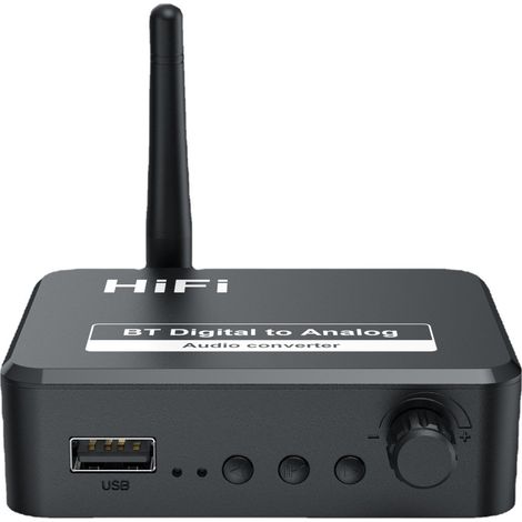 New 3-in-1 Bluetooth 5.0 receiver, USB player, digital-to-analog 3.5mm audio converter -- (1/4)