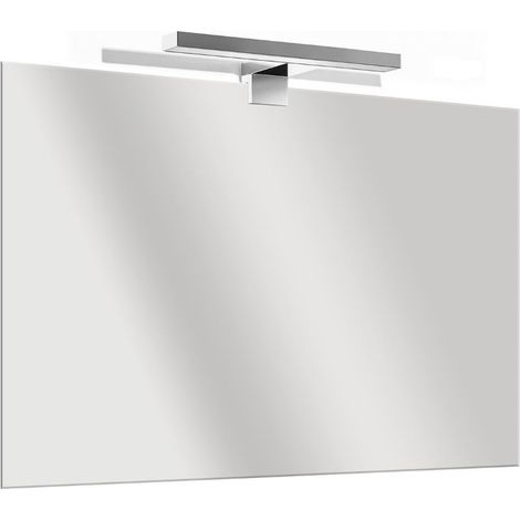 SPECCHIO FILO PARETE LUCIDO REVERSIBILE BAGNO ARREDO 80X70 SENZA LED - 8.0 (1/2)