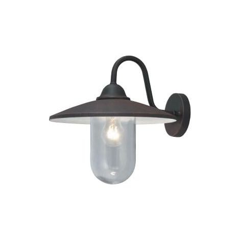 Lanterna portofino alluminio nero giardino 60w cm 36x35h per arredo giardino