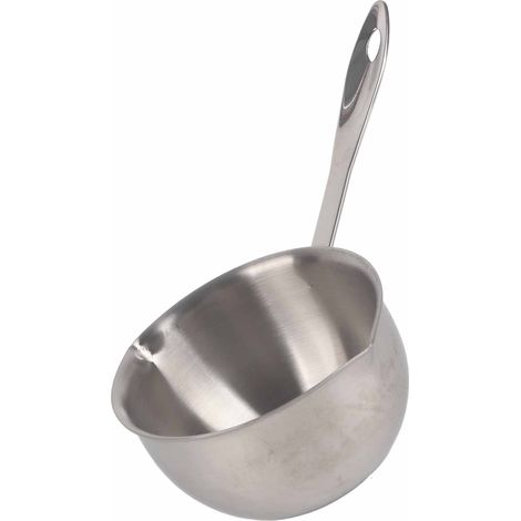Chaudron à Beurre Mini 300ML en Acier Inoxydable, Compatible Induction, pour Lait et Sauces (1/5)