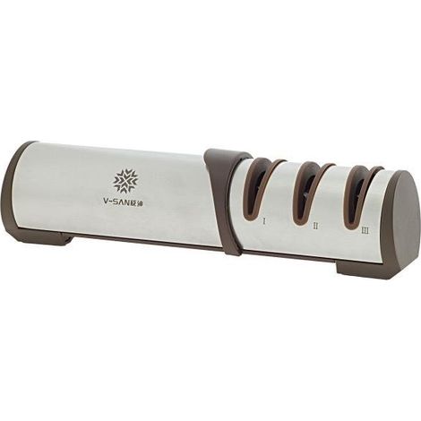 Taidea TV1702 Diamantschärfer (360/600/800) für Küchenmesser, multifunktional