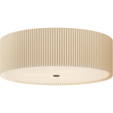 E2-P ELIZABETH handmade ponge' pleated ceiling lamp (1/2)